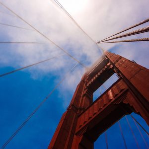 Golden Gate Bridge poster californie