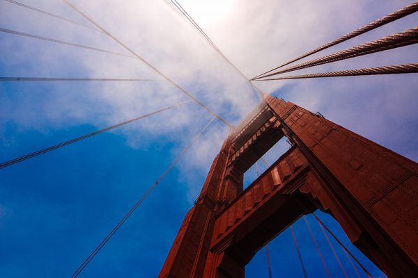 Golden Gate Bridge poster californie